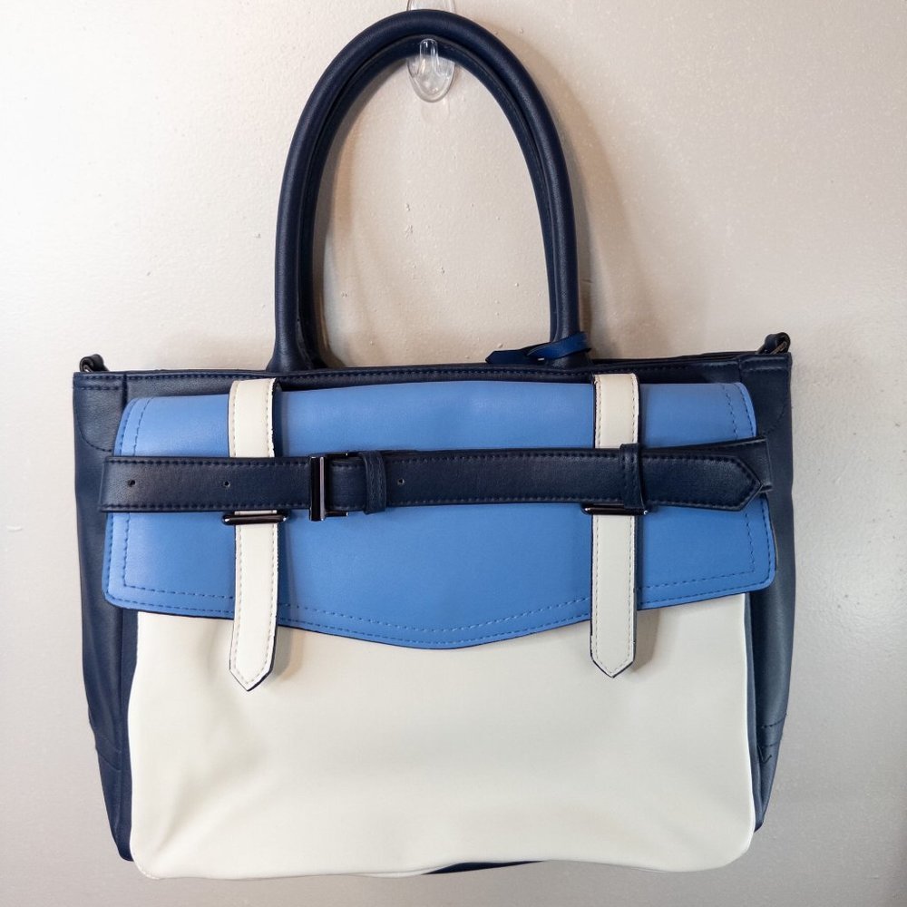 REED Boxer Colorblock Blue Satchel